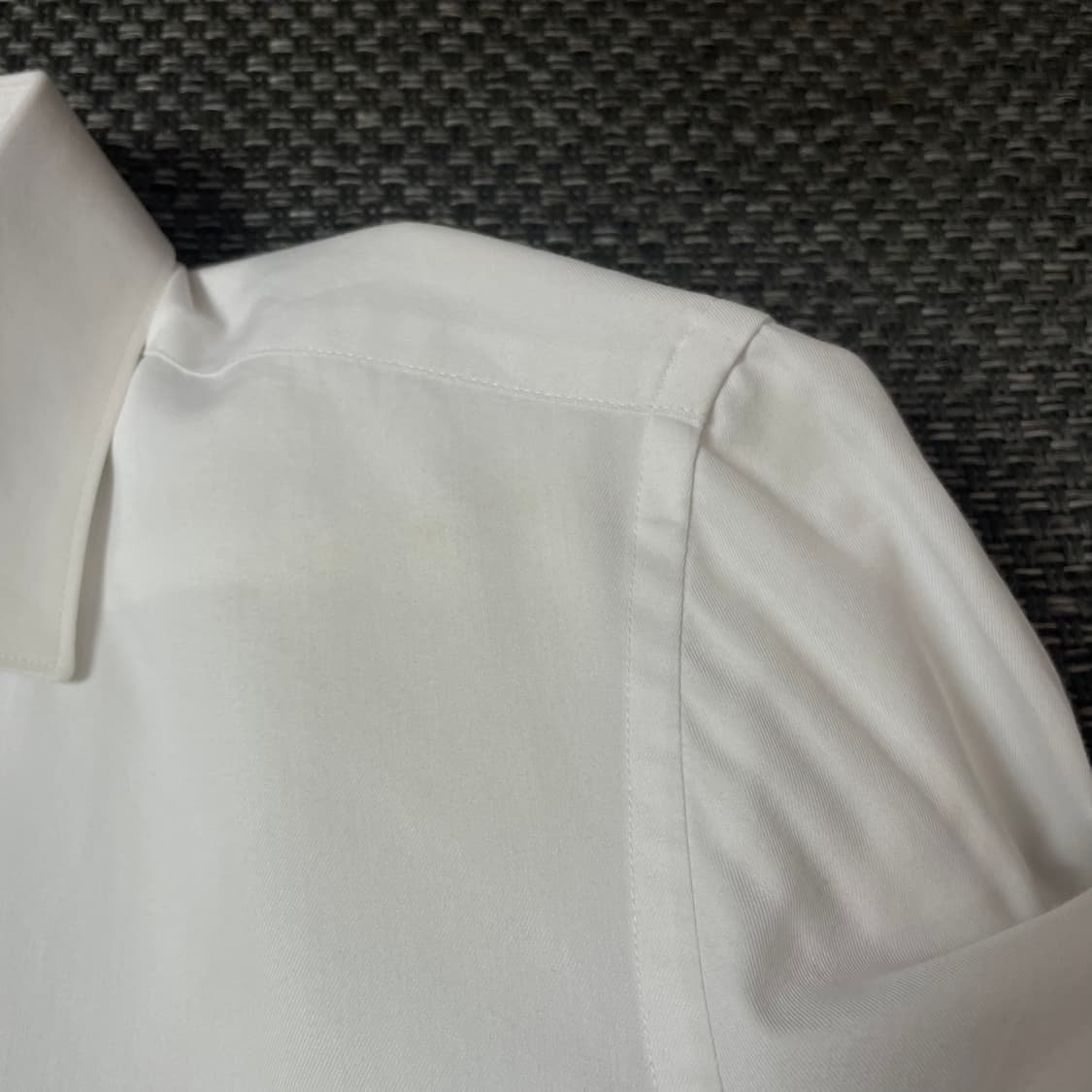 랑방 화이트 슬림핏 긴팔 셔츠 95 상품이미지5