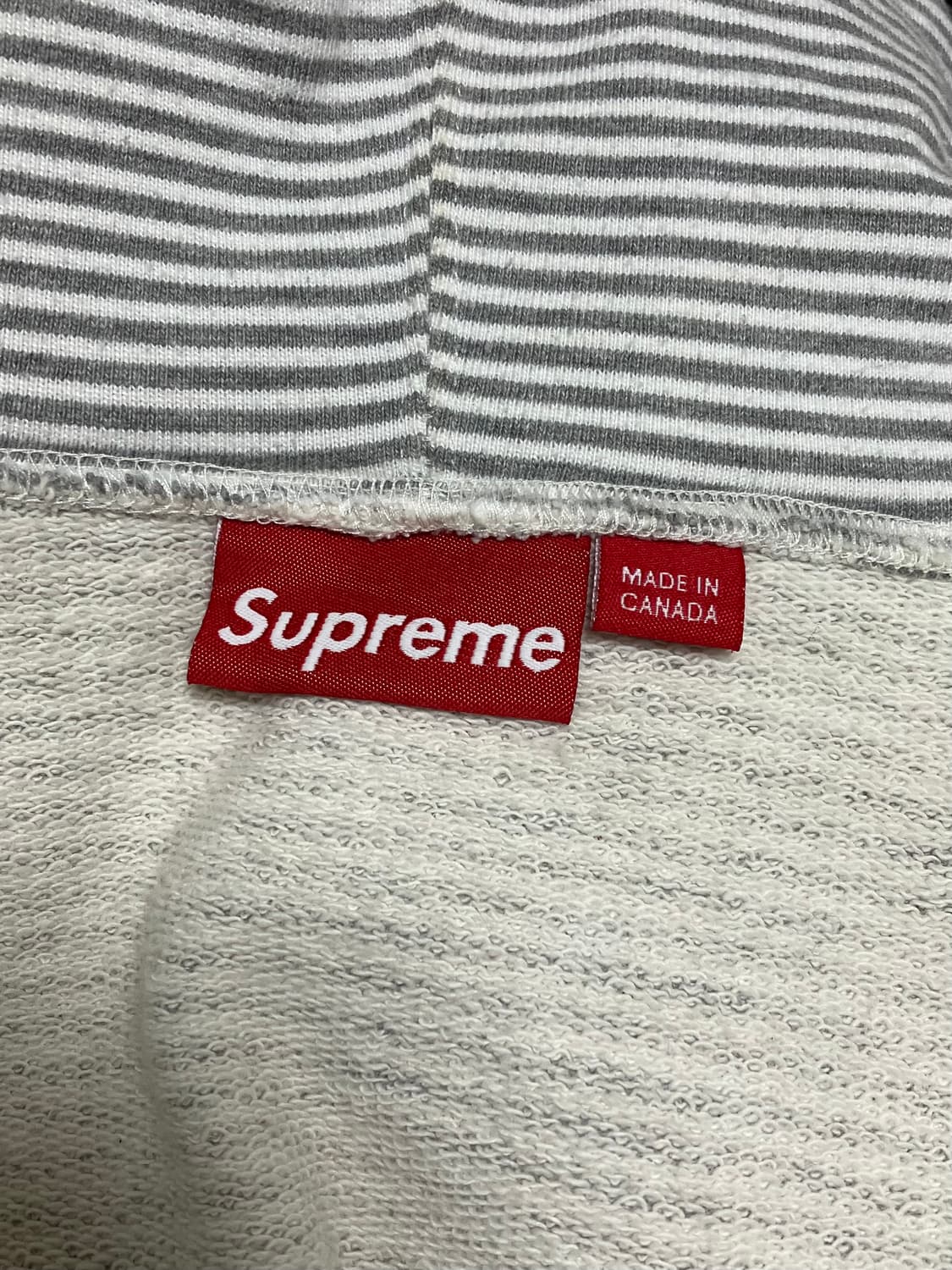 슈프림 10SS 스트라이프 후드집업 상품이미지3