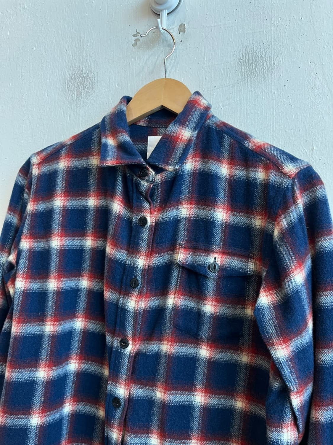 노스페이스 재팬 울 체크셔츠 우먼즈 상품이미지2