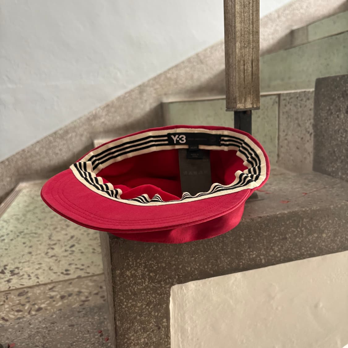 Y3 요지야마모토 레그 뱃지 베레모 상품이미지2