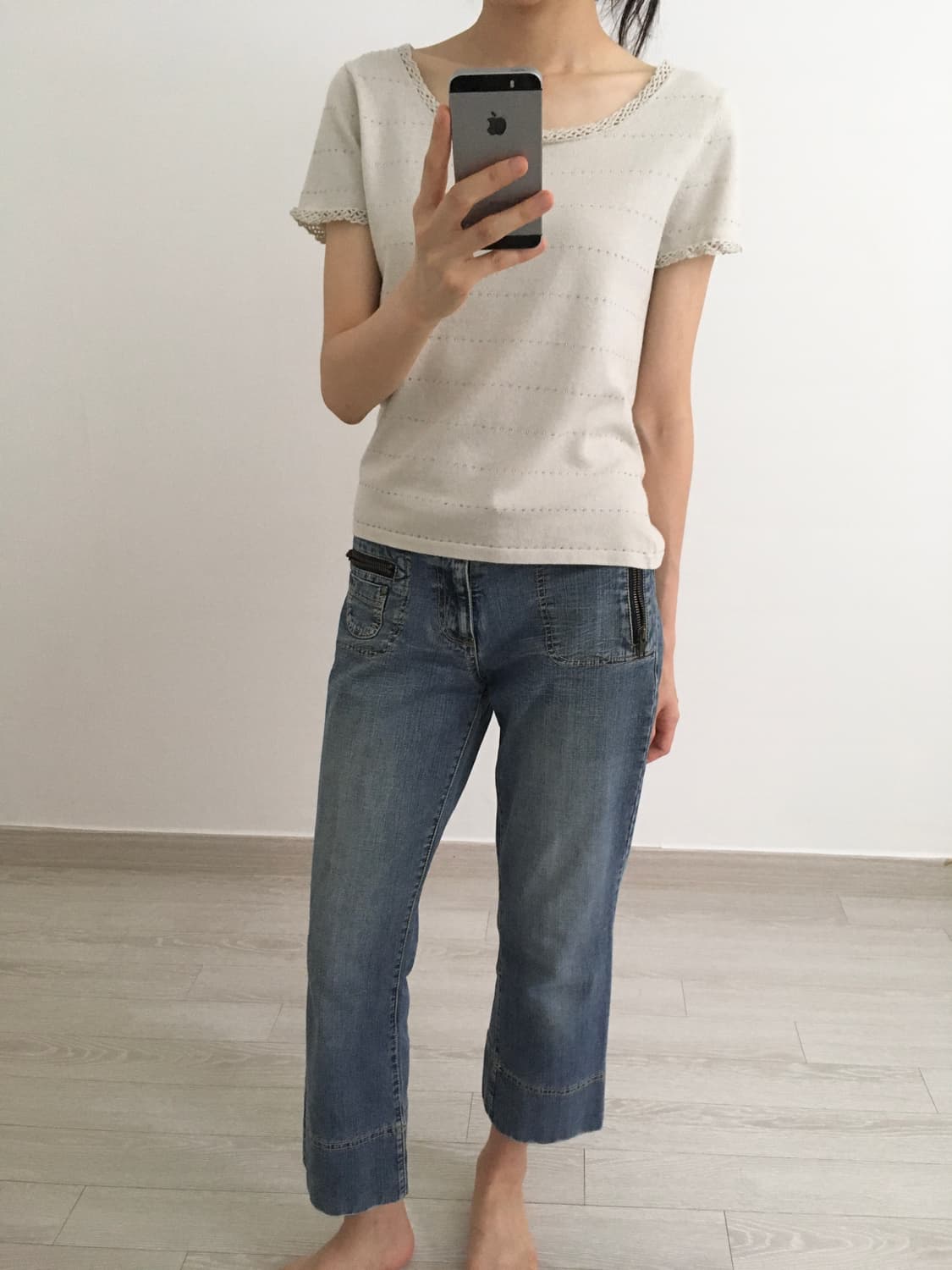 lowrise capri jeans 상품이미지3