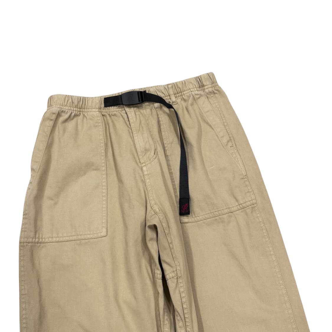 그라미치 벨트 코튼 팬츠 바지 베이지 M 상품이미지2