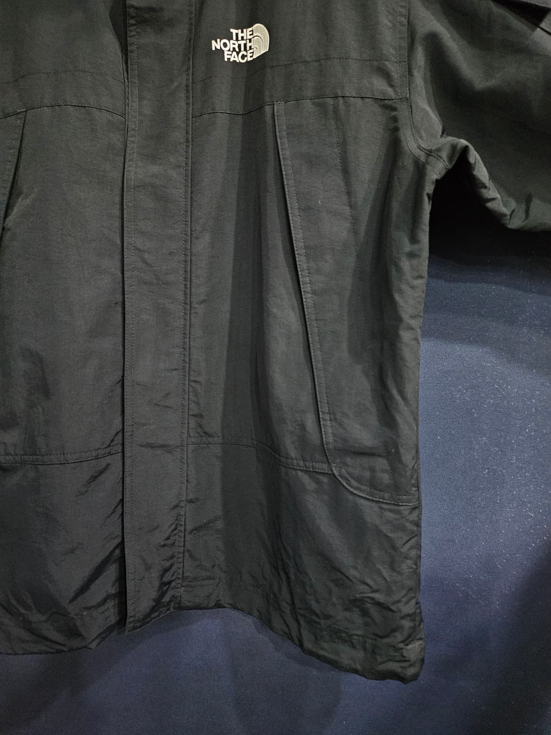 노스페이스 블랙 남성 95~100 방풍 후드집업 자켓  상품이미지6