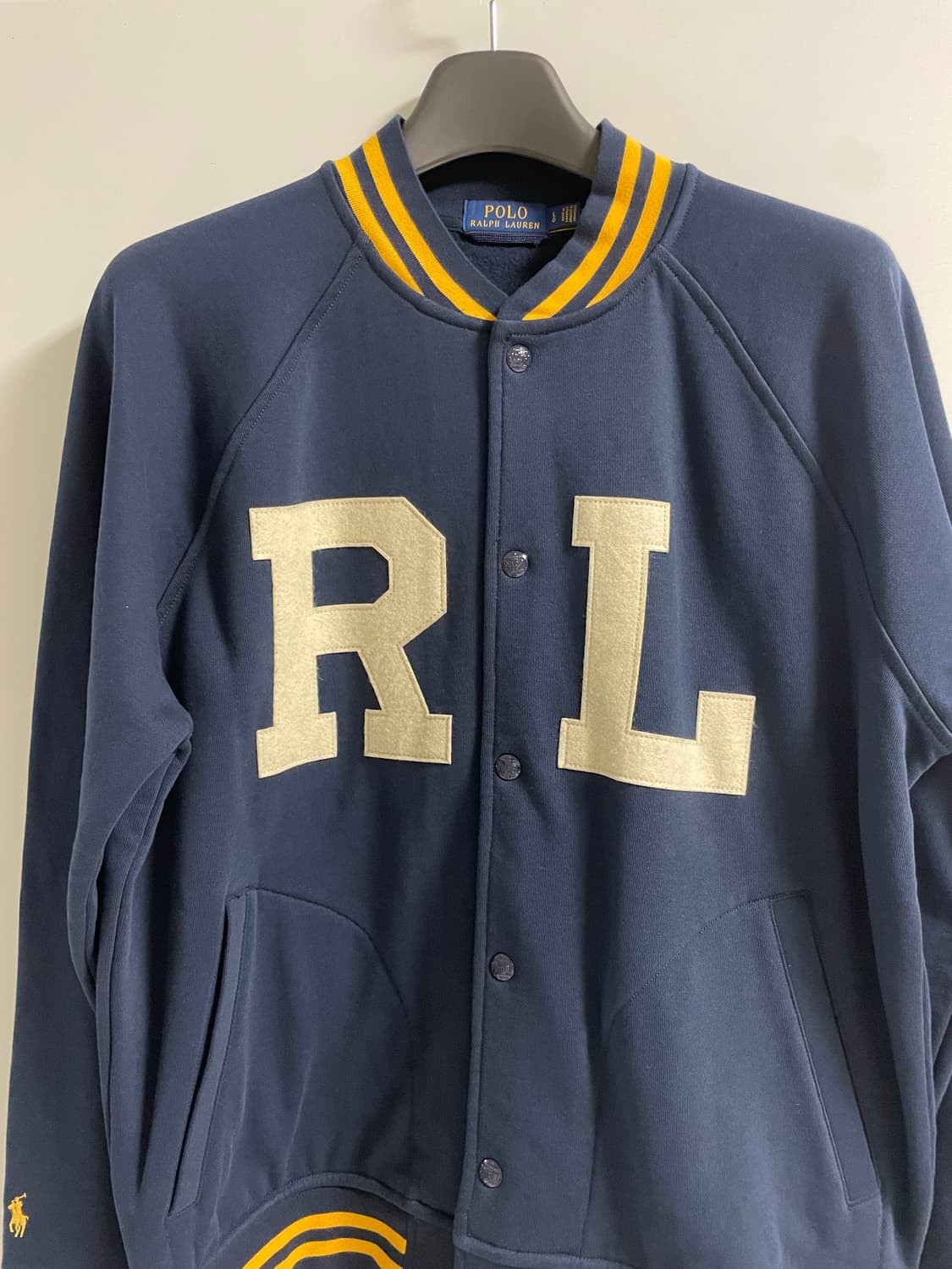 [L] [새상품] 폴로 RL 레터맨 자켓 상품이미지7