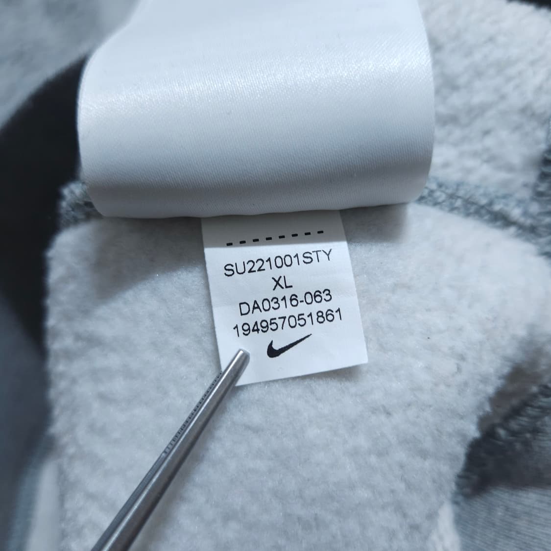 나이키)XL 남자 NRG 플리스후디 기모후드 / 왕눈이샵 상품이미지10