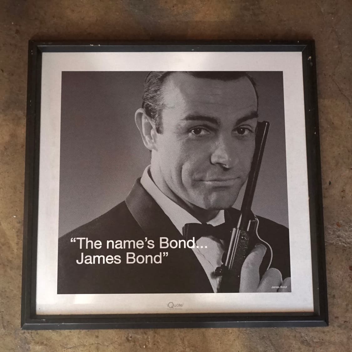 빈티지 소품 제임스본드 007 숀코네리 포스터 액자 상품이미지1