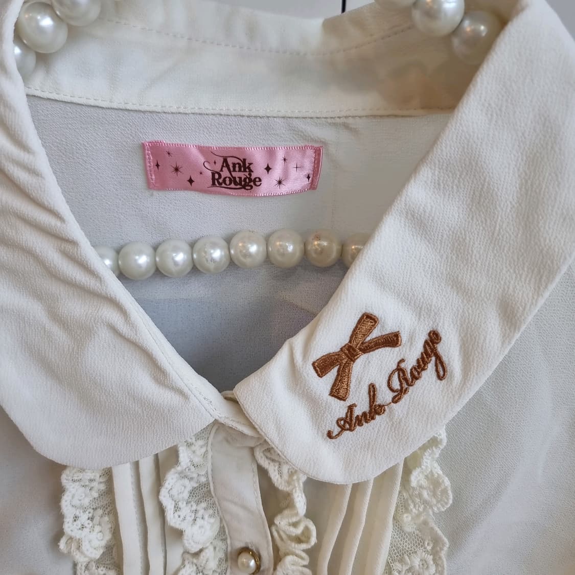 Ank Rouge 앙크루즈 레이스 블라우스 상품이미지2