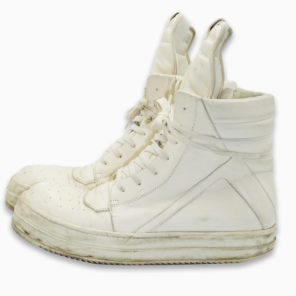 릭오웬스 지오바스켓 밀크 레더 42(270) 사이즈 BT27016 상품이미지3