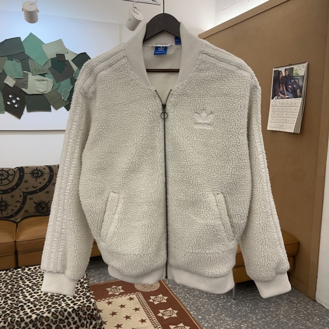 아디다스 캐주얼 폭닥 스노우 양털 후리스 자켓 100 C09095 상품이미지3