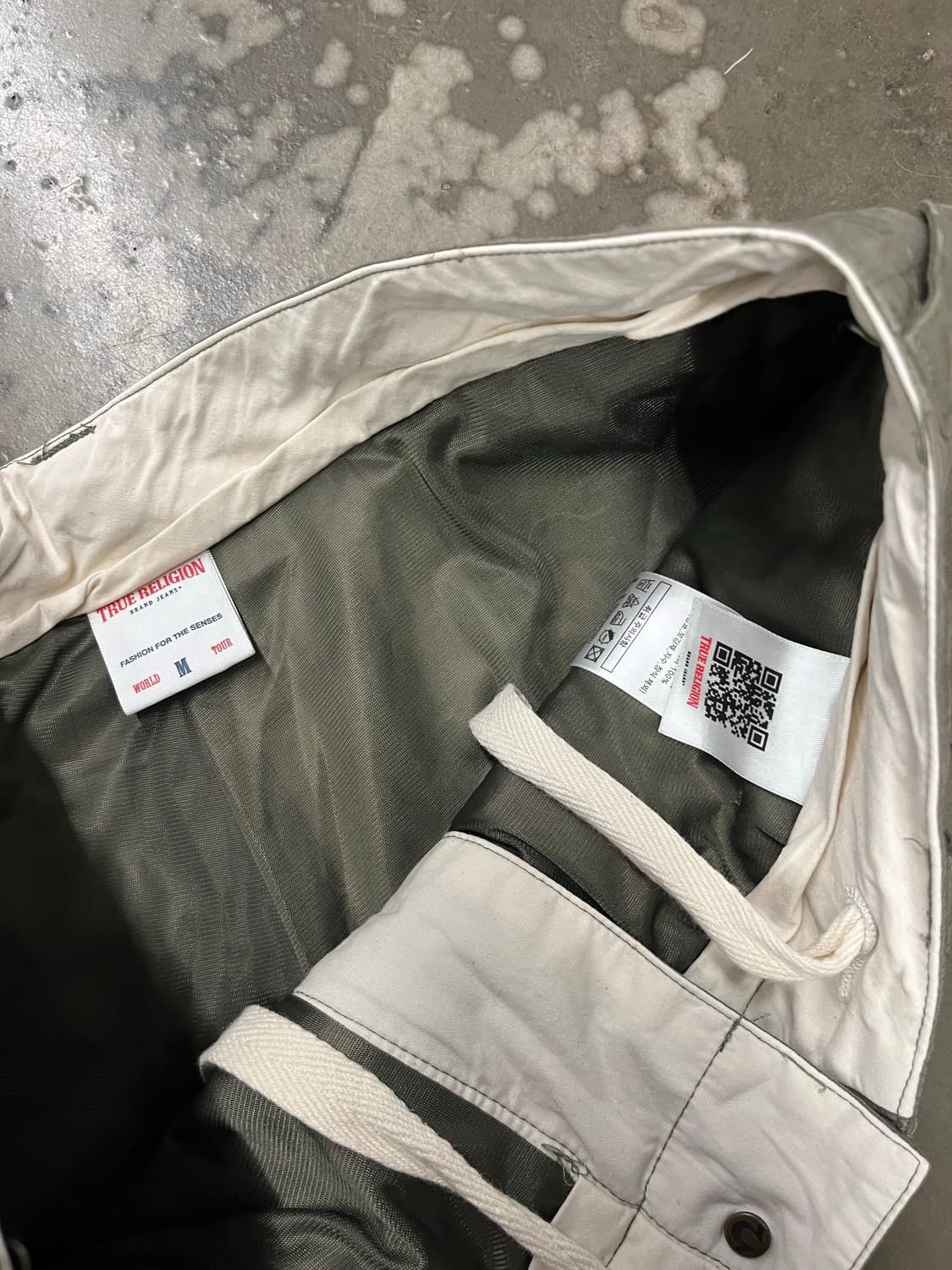 트루릴리젼 와이드 카고팬츠 M 상품이미지3