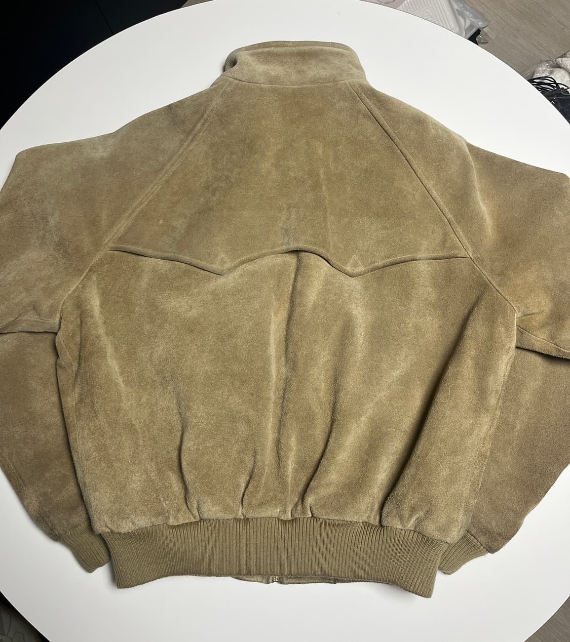 [L] 폴로 랄프로렌 90s 스웨이드 바라쿠타 해링턴 자켓 상품이미지10