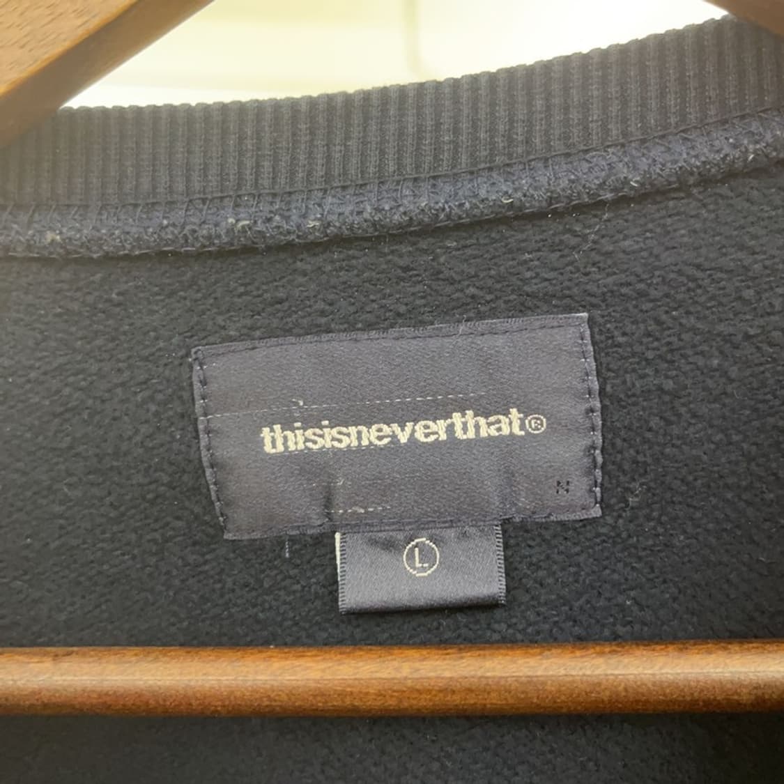 디스이즈네버댓 레트로 빈티지 약기모 맨투맨 L C09236 상품이미지5