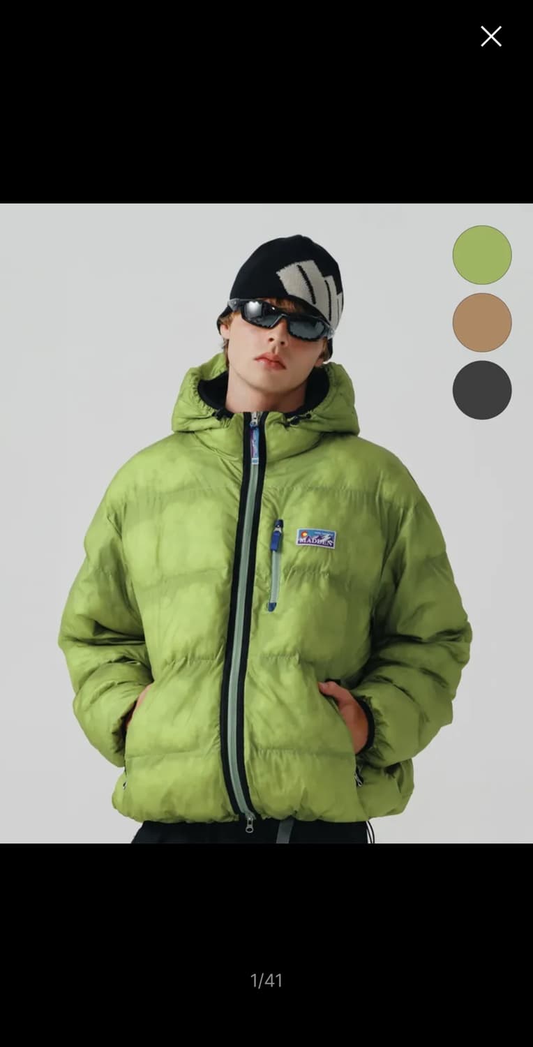 올품절 매든 콜로라도 패딩 그린 S사이즈  (2-3회 착용) 상품이미지1