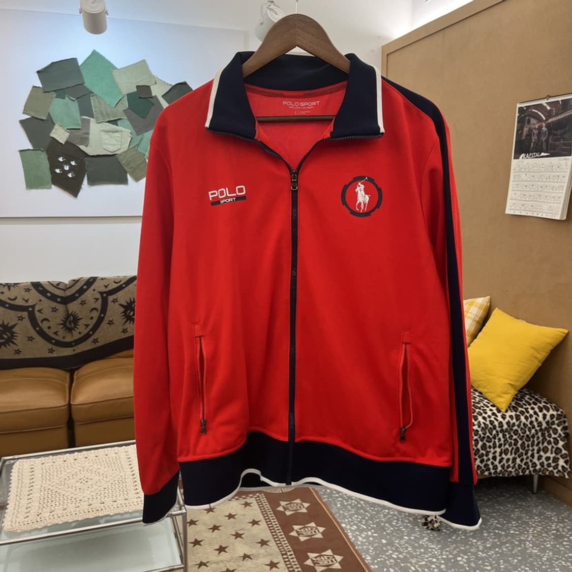 폴로 랄프로렌 올드스쿨 레트로 배색 져지 집업 L C10182 상품이미지3