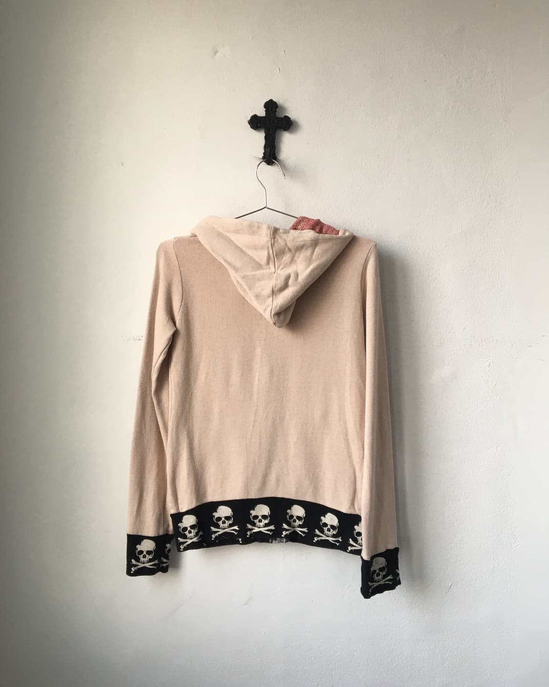 Skull trimming hood zip up 상품이미지3