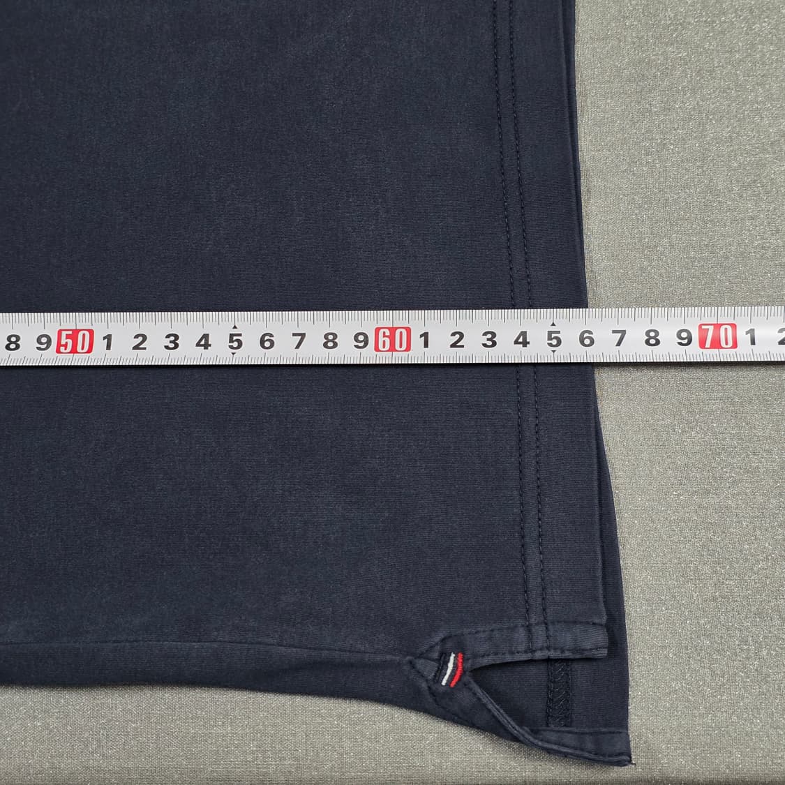 XL 105-110 타미힐피거 네이비 반팔 카라티 상품이미지6