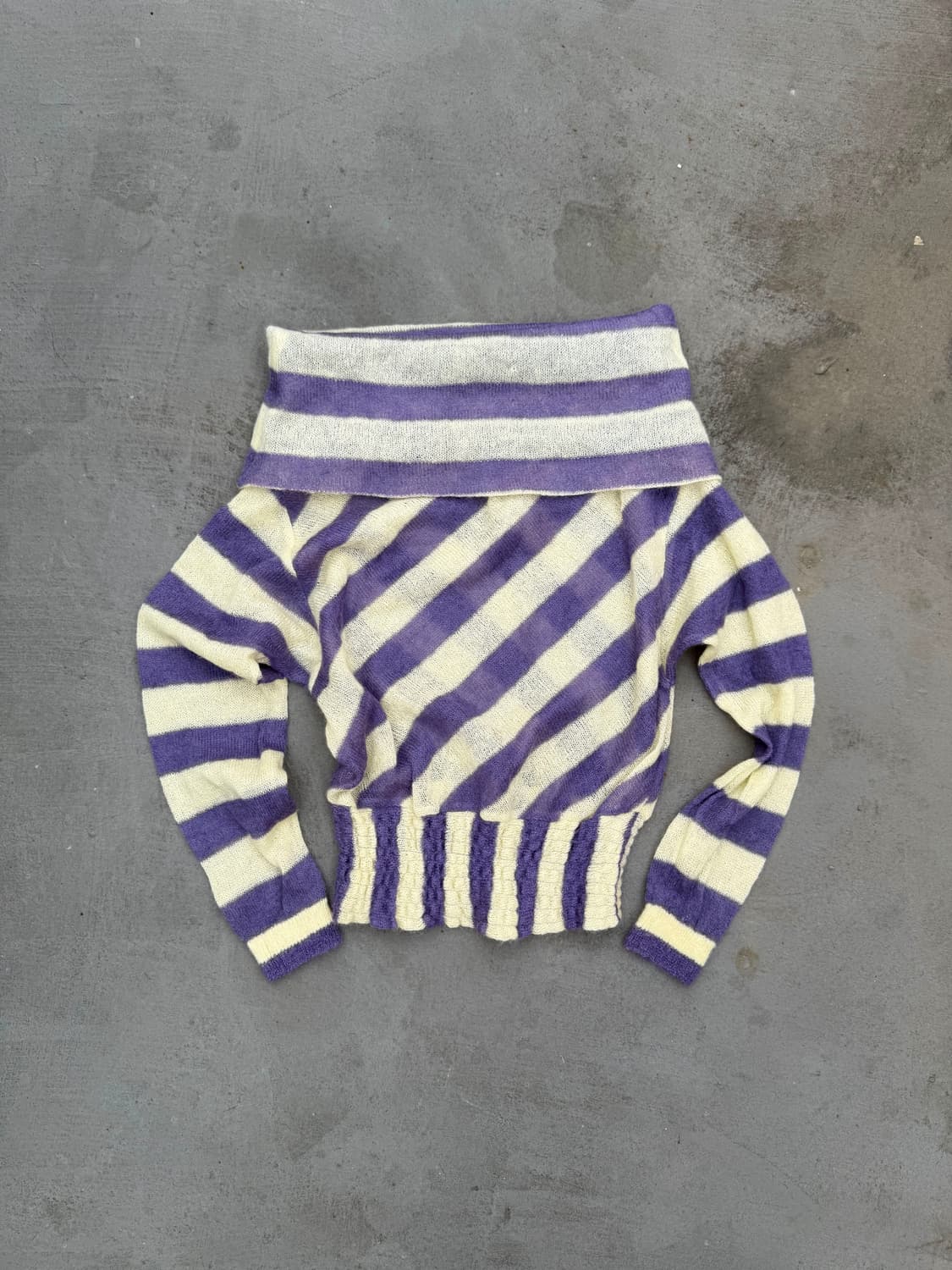 VTG 스타 오프숄더 니트 상품이미지5