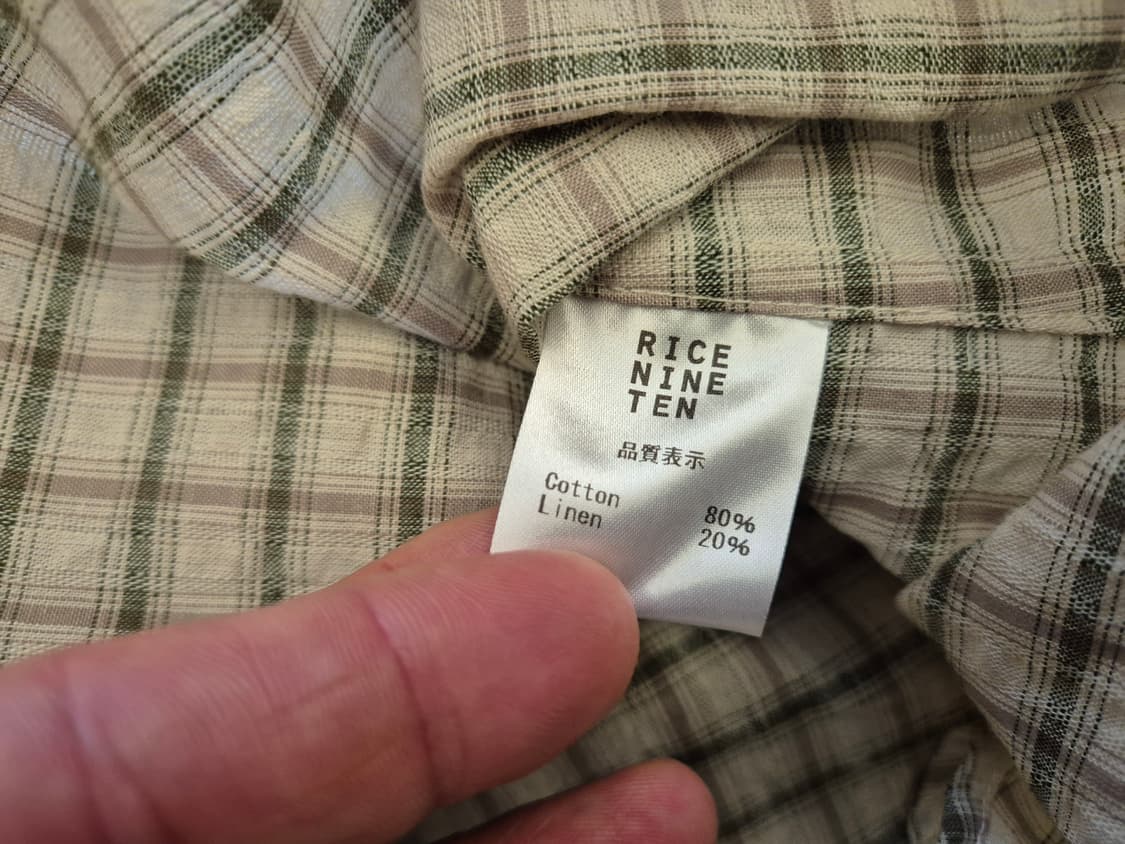 RICE NINE TEN 린넨 셔츠 상품이미지6