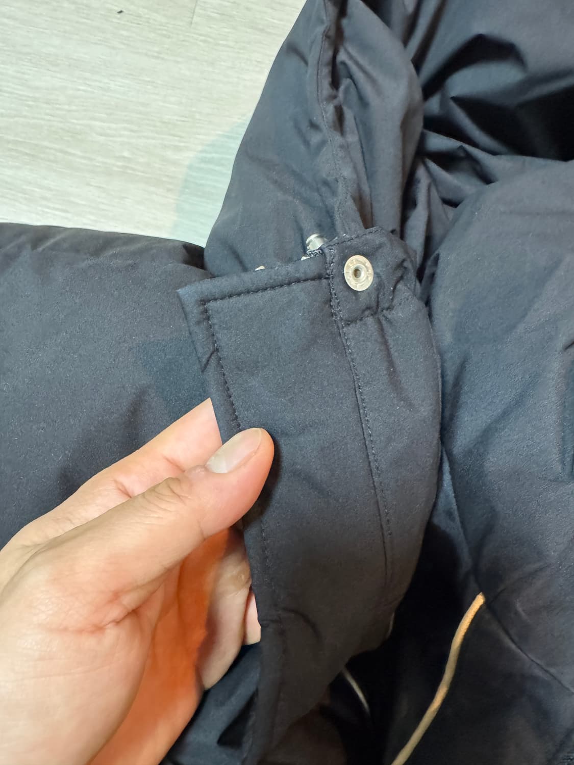 애프터프레이 쉘후디 푸퍼 패딩 블랙 XL사이즈  상품이미지4