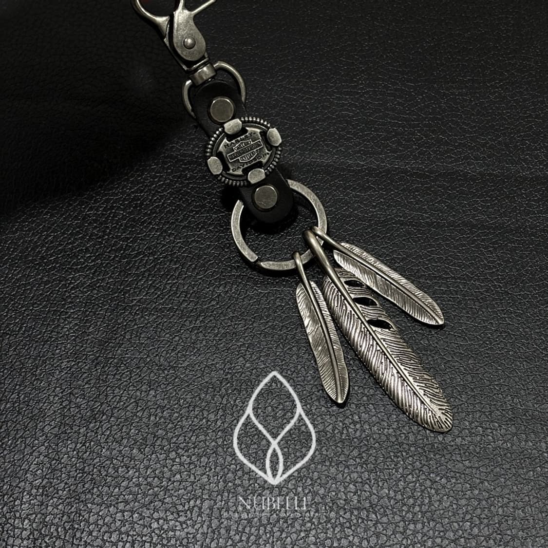 🌗 Harley feather keyring / 빈티지 깃털 키링 상품이미지9