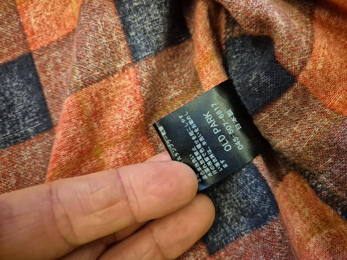 OLD PARK 반다나 플란넬 셔츠 상품이미지5