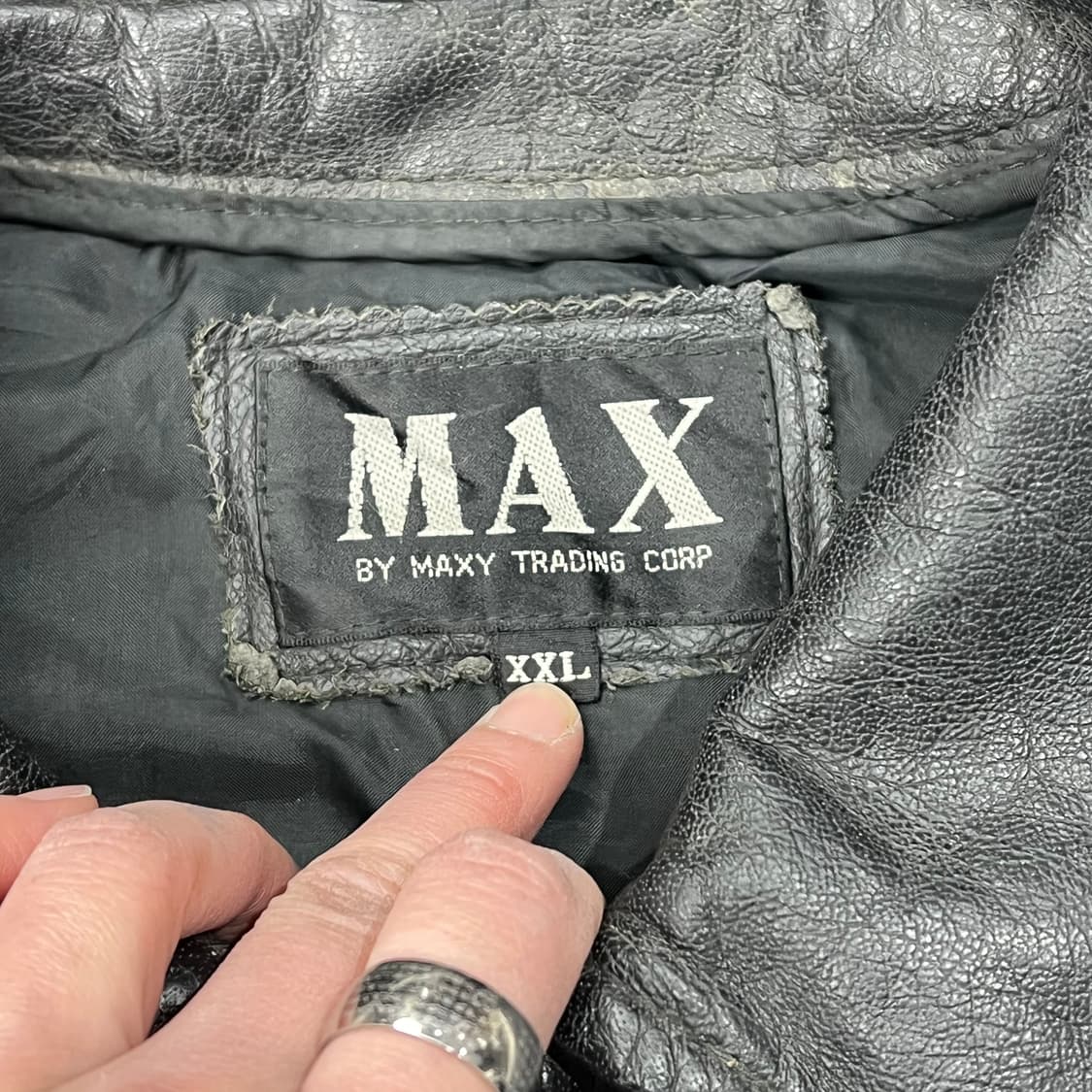 max 레더 봄버자켓 s09081 상품이미지6