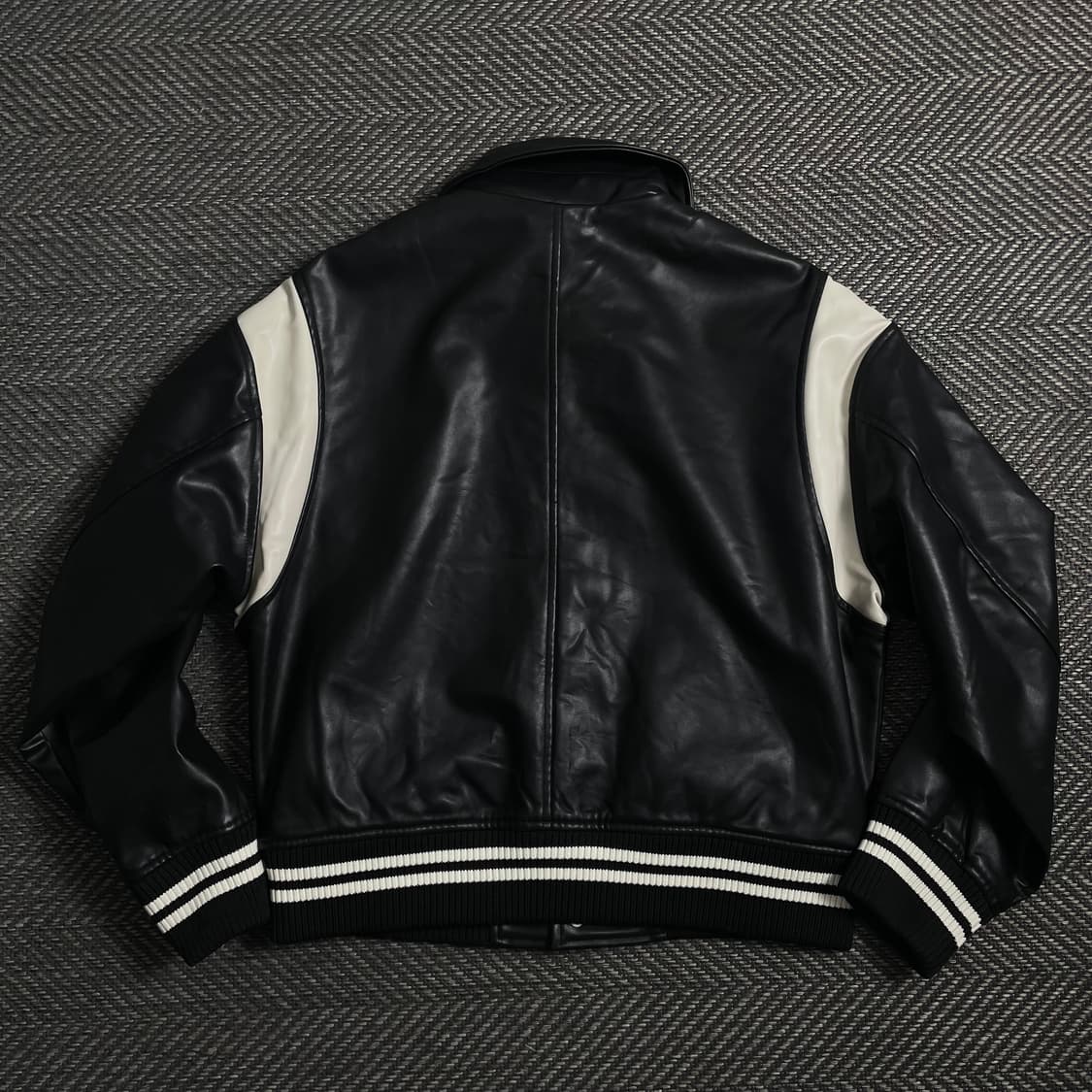 파르티멘토 버핑 레더 바시티 자켓y 4614 상품이미지6