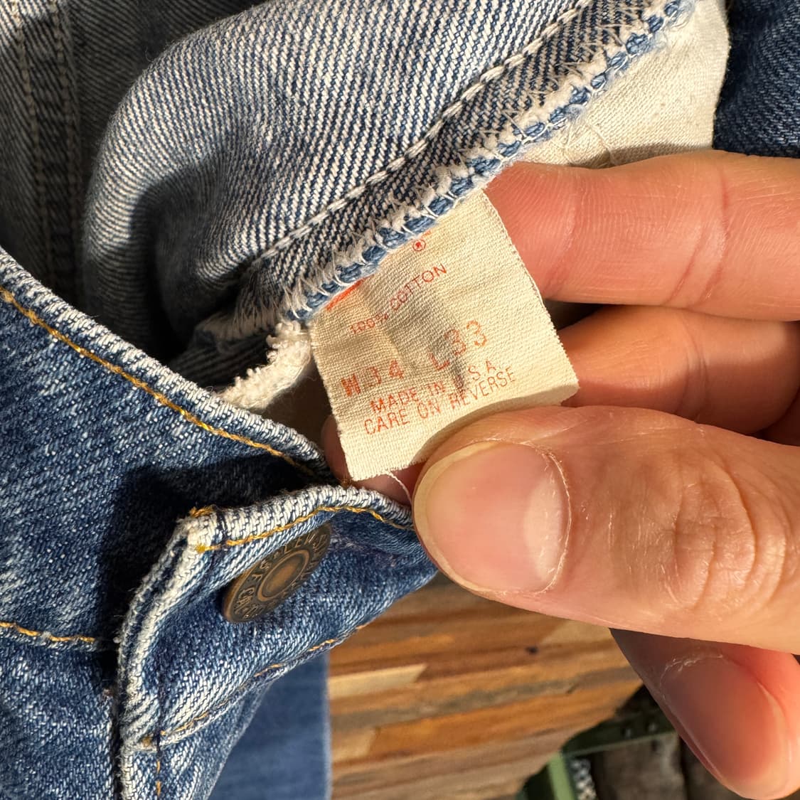 80s Levis Orange Tab 505  Made In USA 상품이미지6