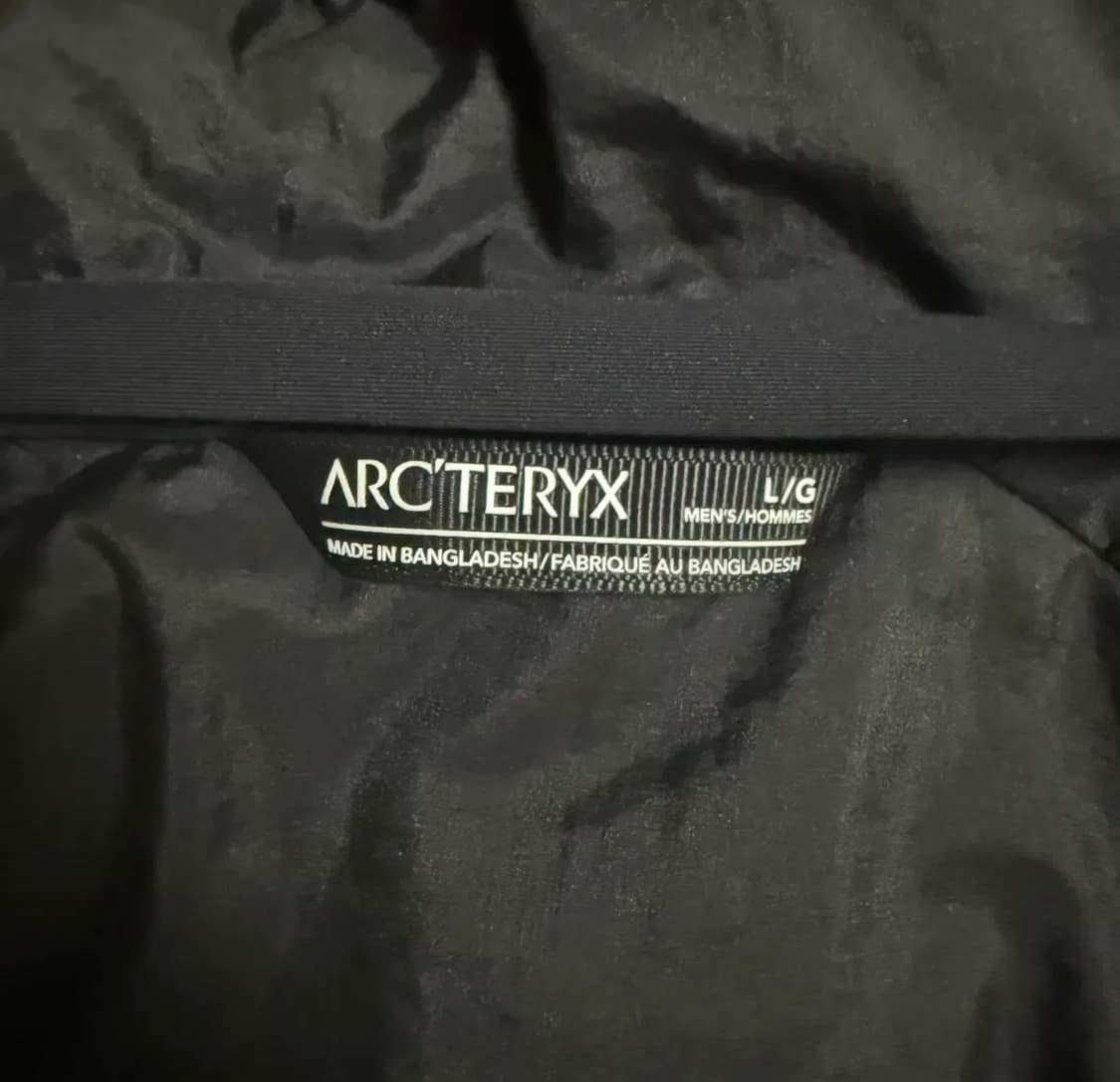 아크테릭스 아톰 SV 후디 블랙 L 상품이미지2