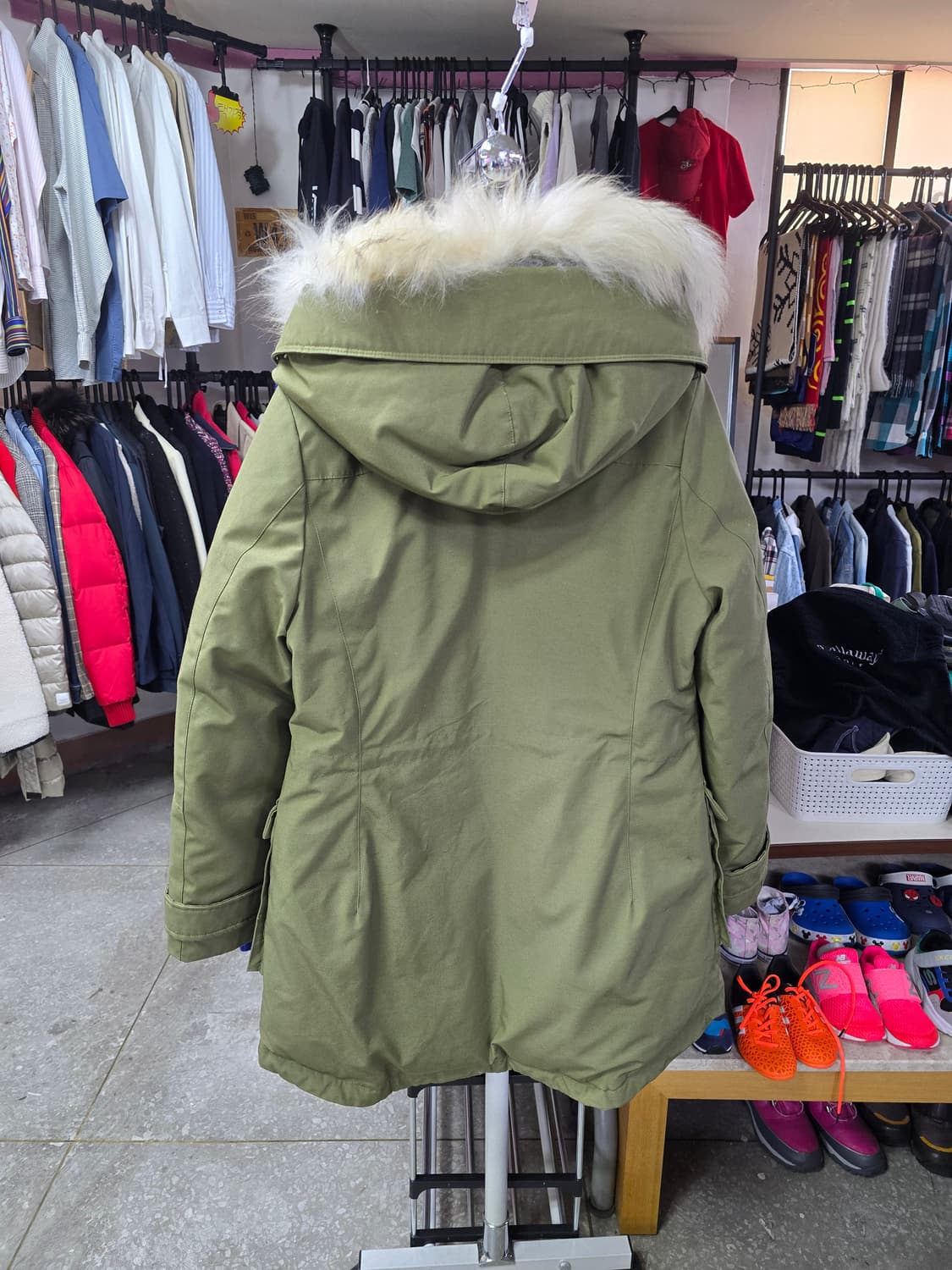 플라스틱아일랜드  후드 퍼 야상 패딩 (1331) 상품이미지2