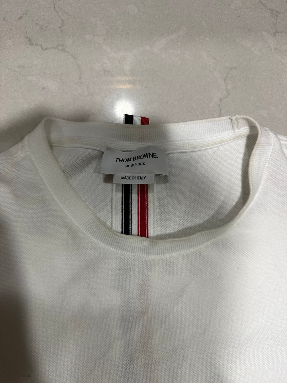 [당일출고,3사이즈] 톰브라운 백삼선 센터백 반팔 상품이미지3
