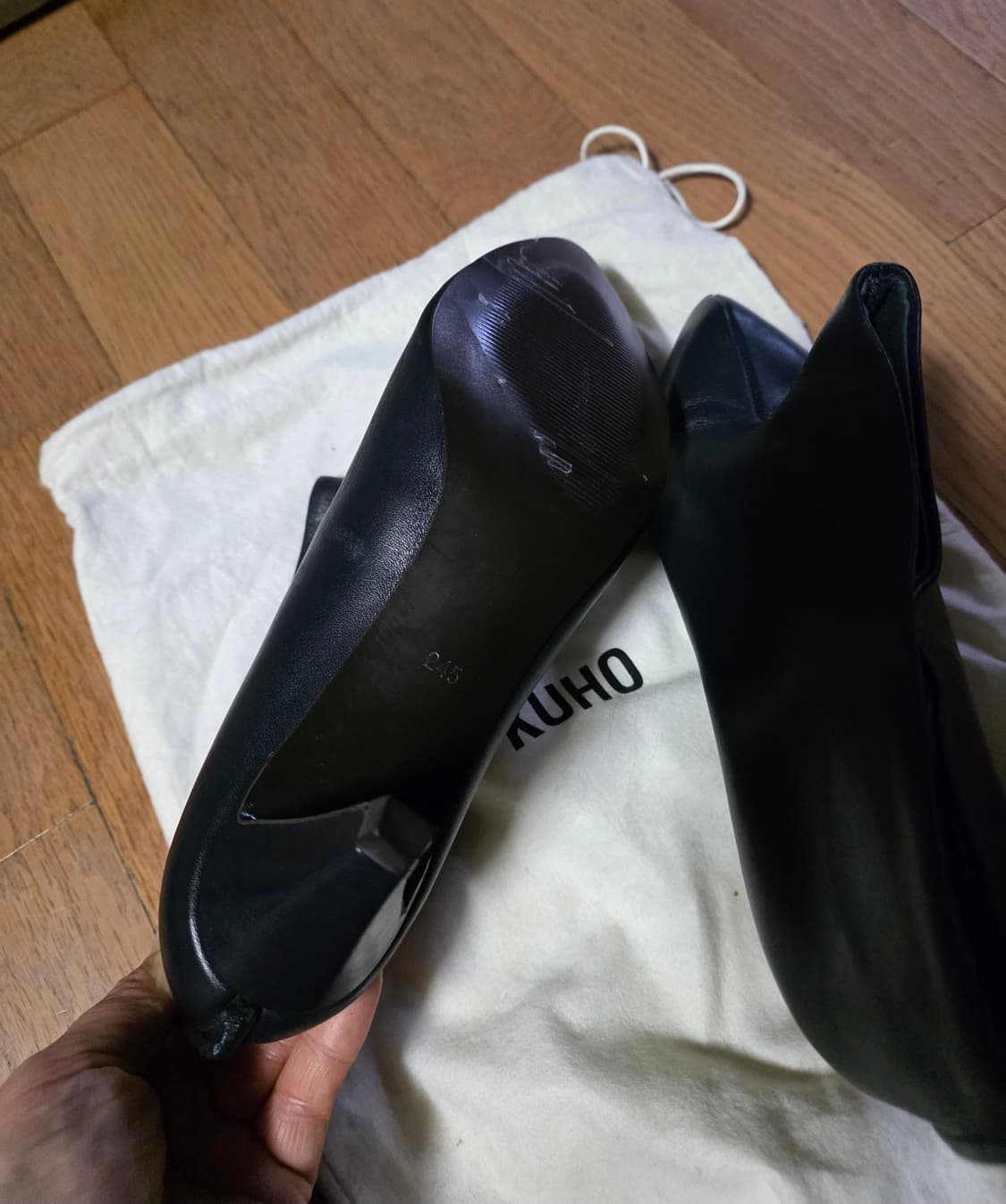 구호 여성 가죽 앵글 부츠 상품이미지4