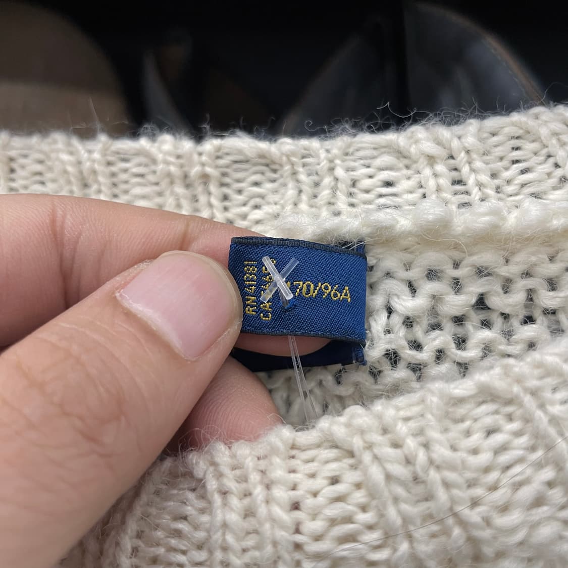 폴로 랄프로렌 신형 라벨 페어 아일 씨스루 니트 스웨터 컨트리 상품이미지7