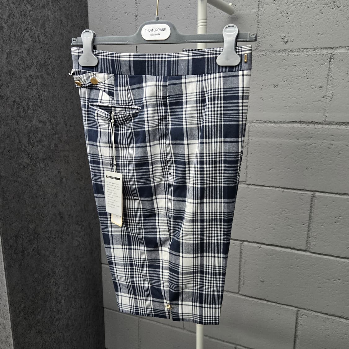 새상품 / 톰브라운 RWB 암밴드 체크 블레이저 수트 정장 셋업 2&1 상품이미지6