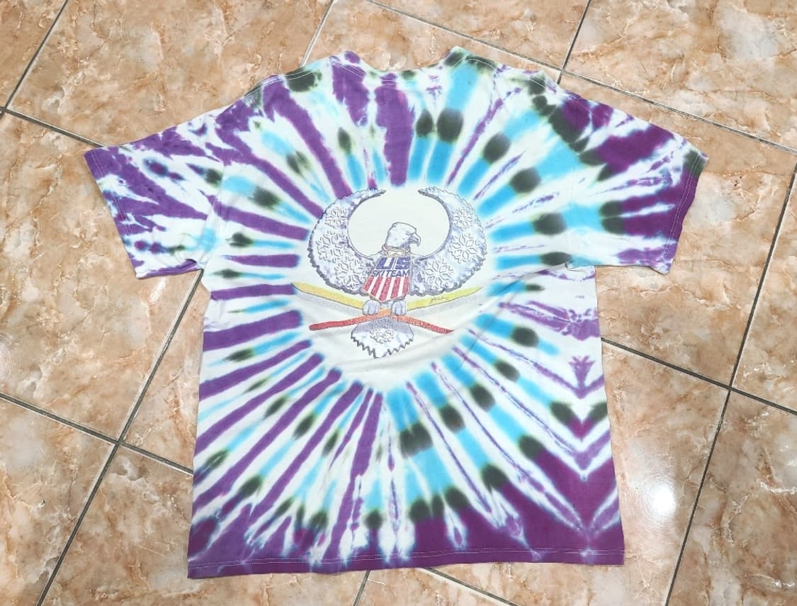 90년대 US SKI TEAM x 그레이트풀데드 타이다이 상품이미지3