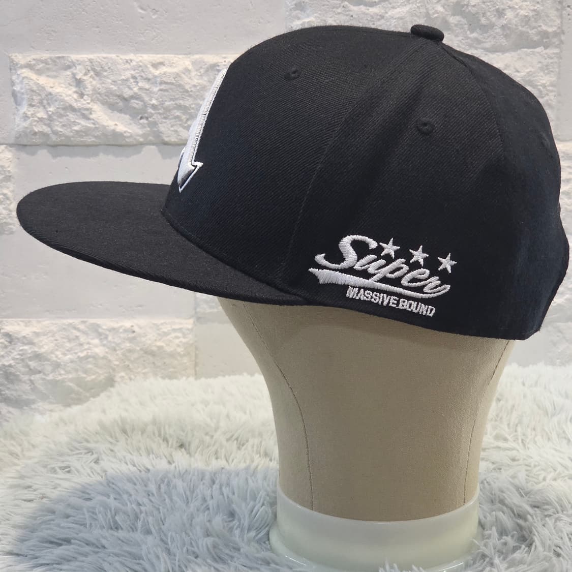 L5-3:슈퍼매시브바운드 A 로고 블랙 스냅백(56-59) 상품이미지2