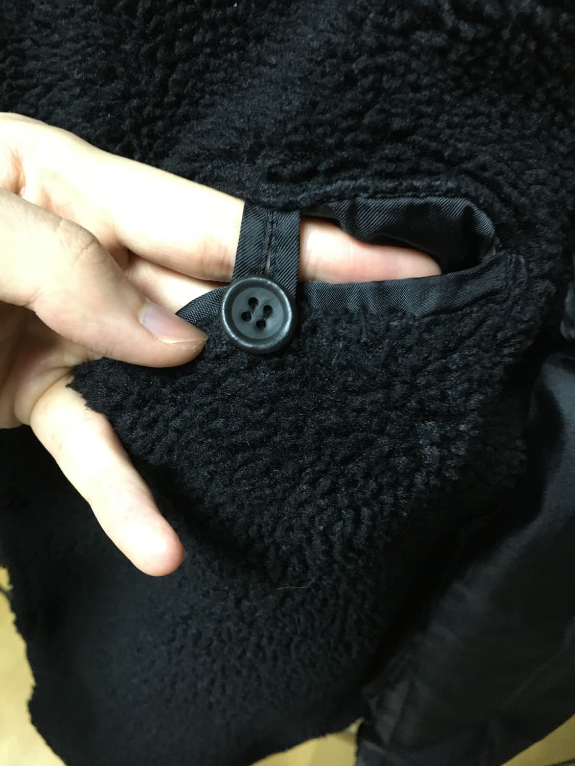 꼼데가르송 옴므 리버시블 시어링 자켓 상품이미지10