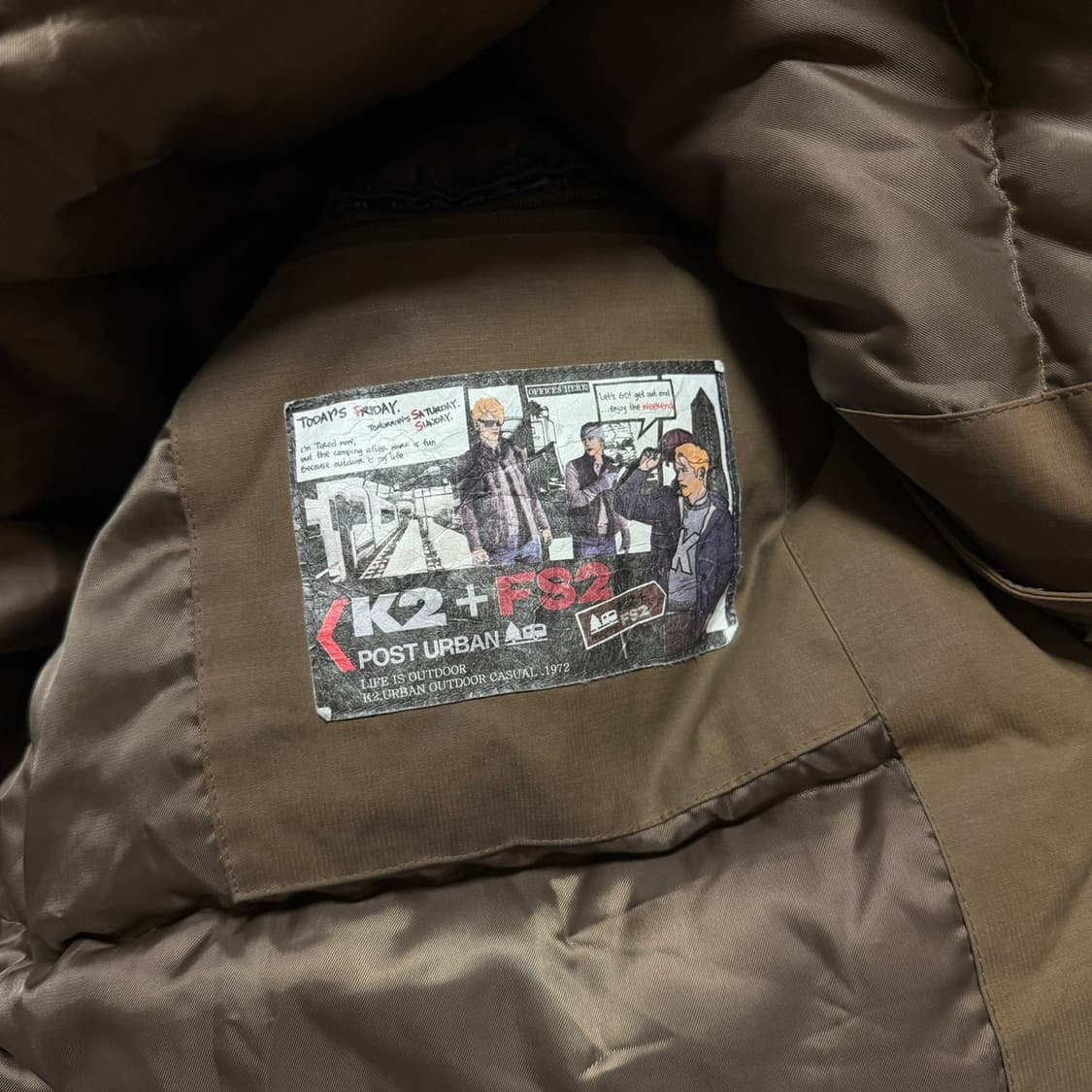 K2 FS2 브라운 야상파카 상품이미지4