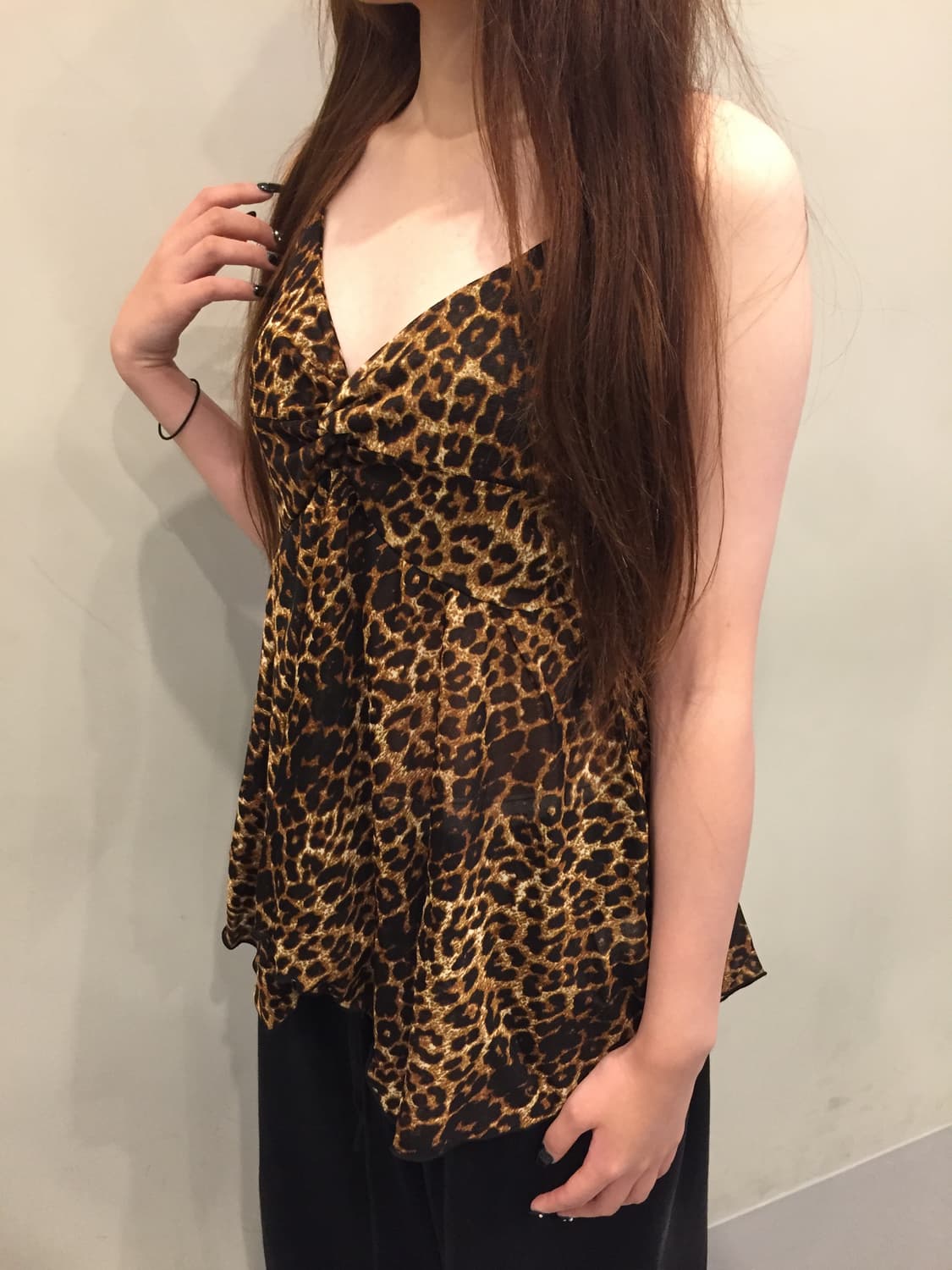 Sky Bomber Leopard Gyaru Top 상품이미지3