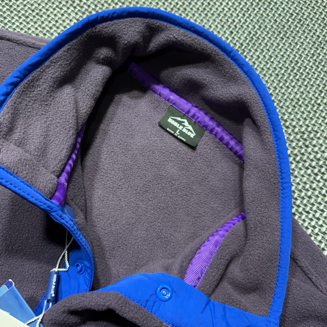 (새상품) 빈티지 아웃도어 플리스 스냅티 상품이미지3