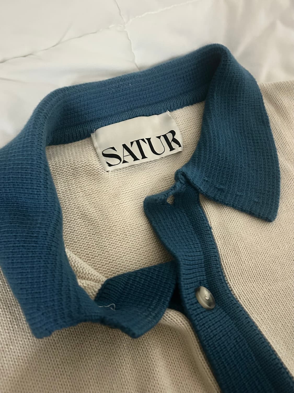 세터 나폴리 코튼 니트 반팔 상품이미지3