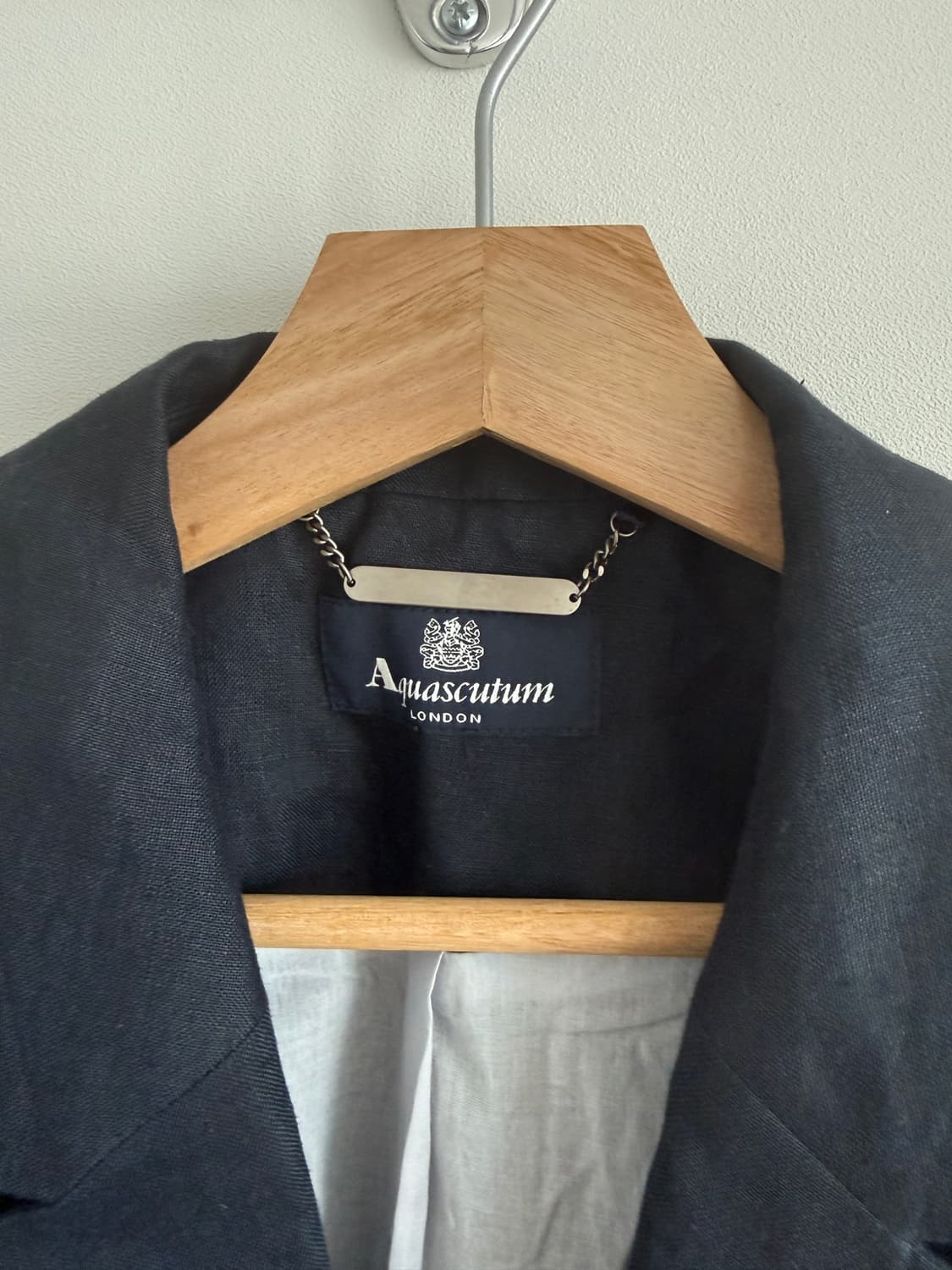 아쿠아스큐텀(Aquascutum) 이태리 패브릭 린넨 자켓 상품이미지6