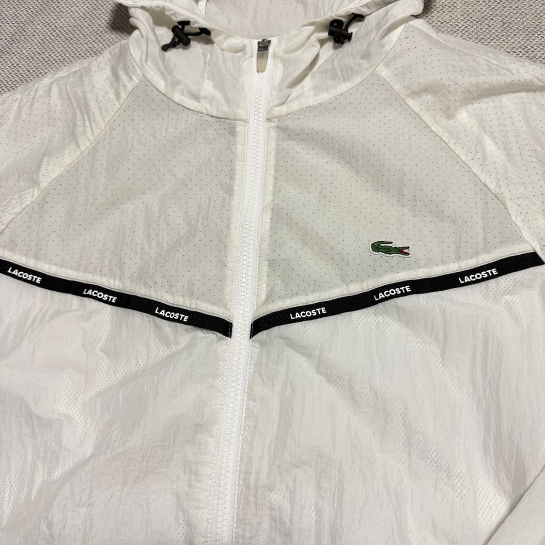 라코스테 로고 경량 바람막이 자켓 상품이미지2