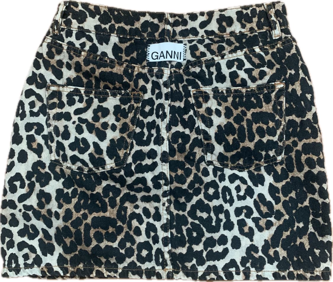 가니 레오파드 미니 스커트 상품이미지2