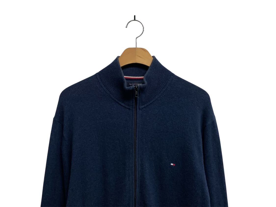 타미힐피거 캐시미어 함유 집업 니트 XL 상품이미지2
