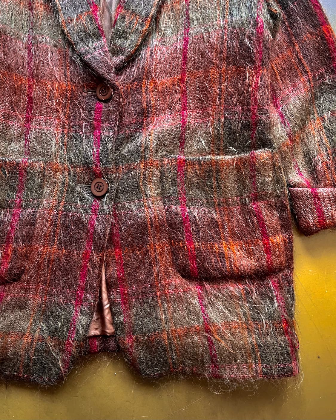 1970-80s Life by GIVENCHY Old Mohair JK 상품이미지7
