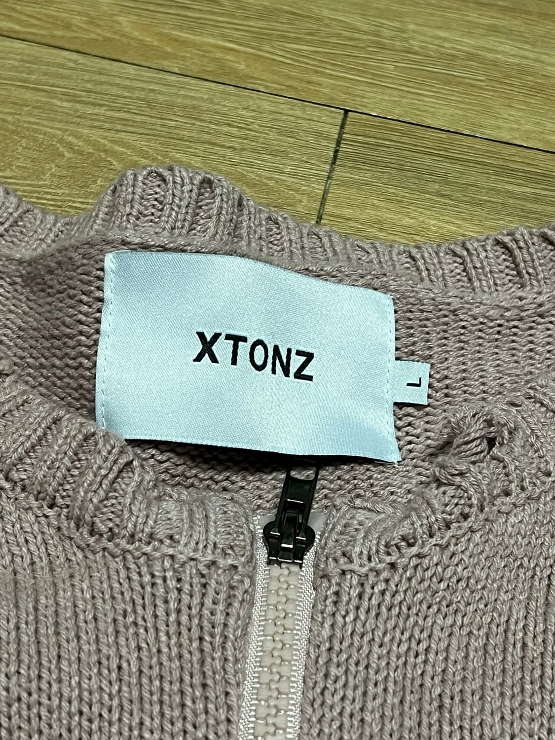 엑스톤즈 하트스컬 니트 가디건  상품이미지2