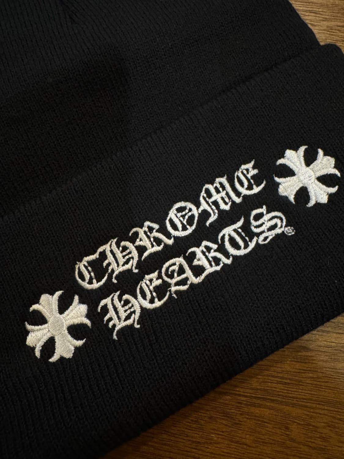 [OS] 크롬하츠 로고 비니 블랙  상품이미지3