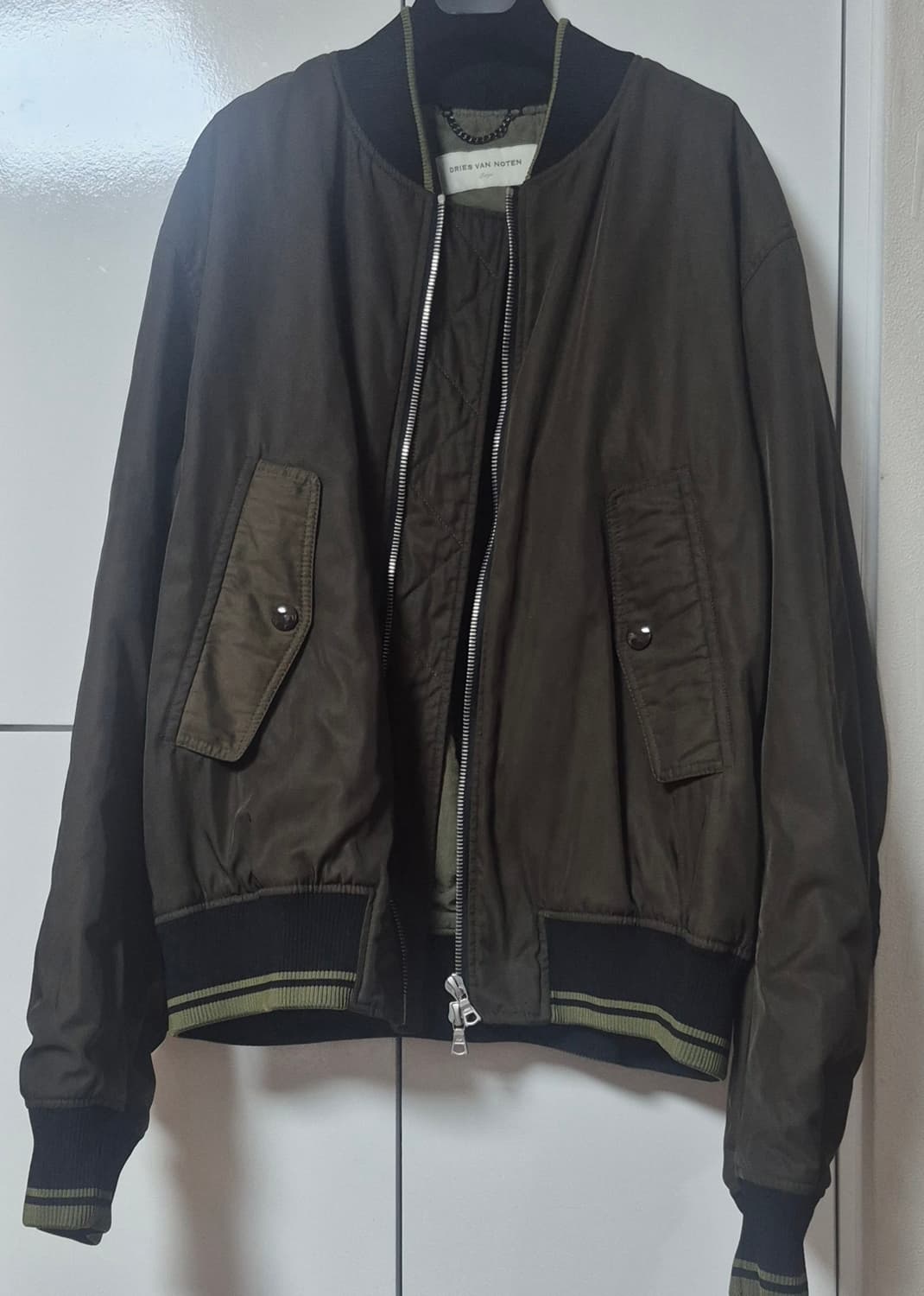 Dries van noten back zipper bomber 상품이미지1