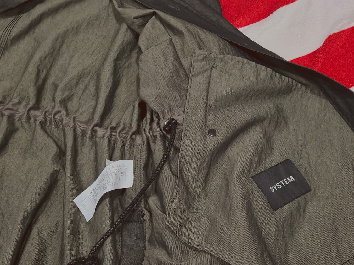 시스템 옴므 디테쳐블 후드 셔츠 자켓 상품이미지4